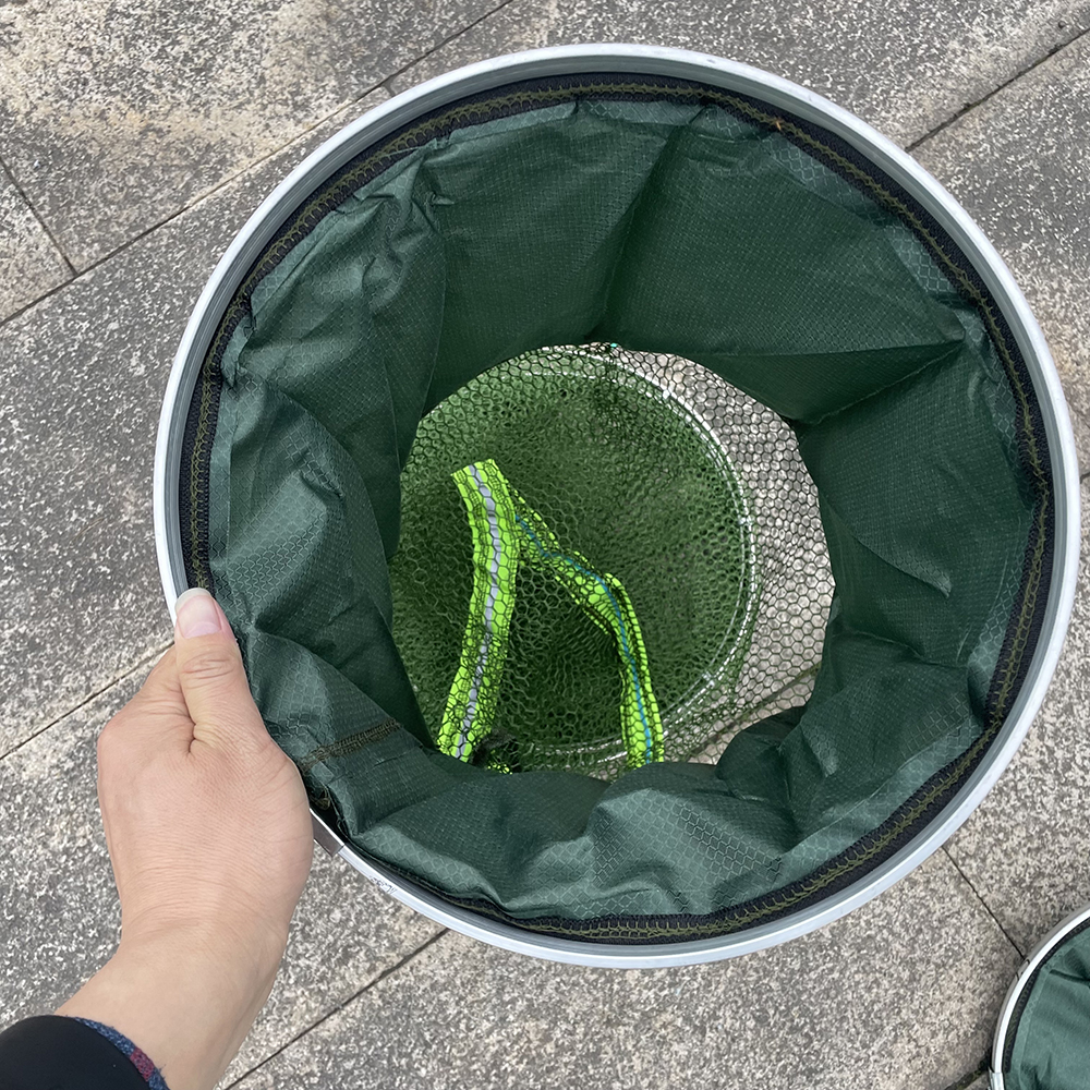 Fyke Net Stainless Steel Fish Care Net Fishing Basket Dip Net Outdoor Carp Trap Fish Mouth Protection Basket Carp Fishing Tool