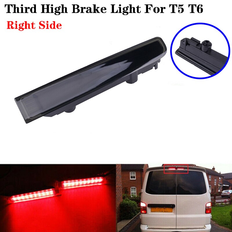 1Pc Auto Derde Remlicht Schuur Deur Achter Remlicht High Mount Stop Lamp Voor-T5 T6 2003: right