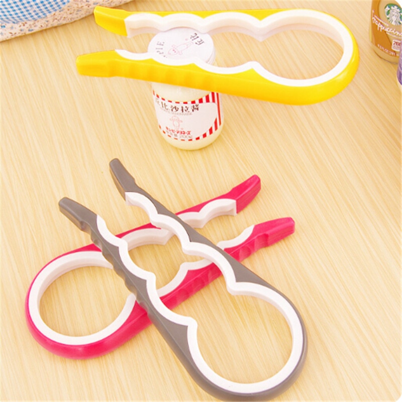 4 en 1 multifonction bouchon à vis pot bouteille clé créative en forme de gourde ouvre-boîte vis outils de cuisine