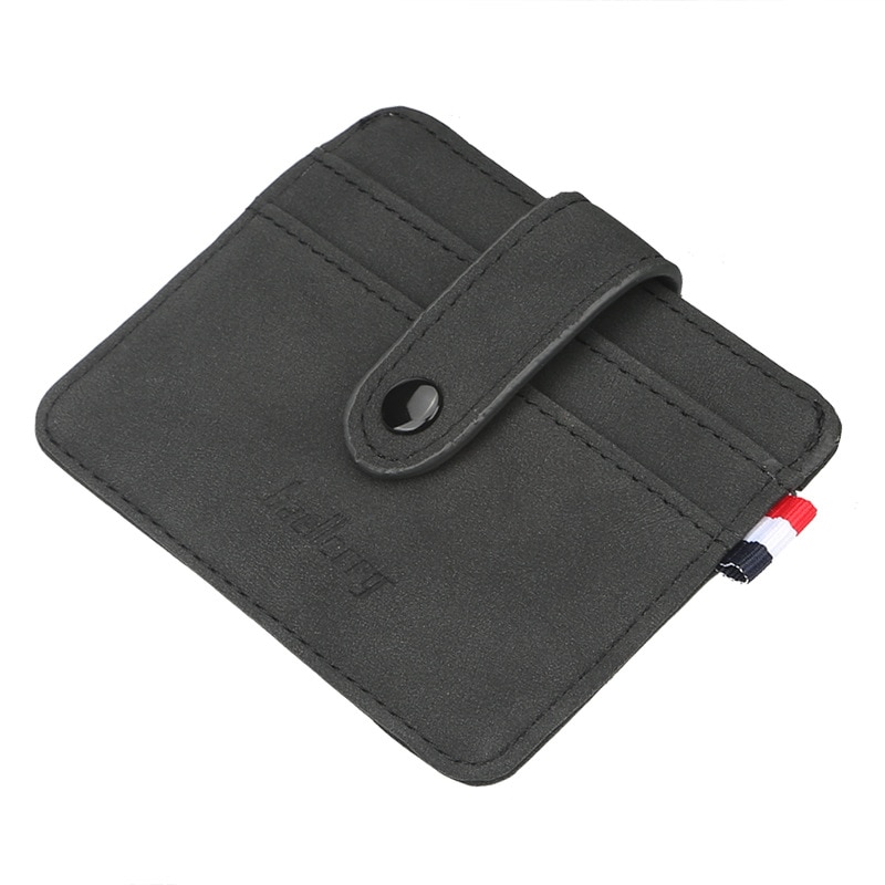 Baellerry Slim PU Leather Wallet Men Magic Wallets Small Purse Male Hasp Vallet Retro Card Holder Mini Holders Carteira