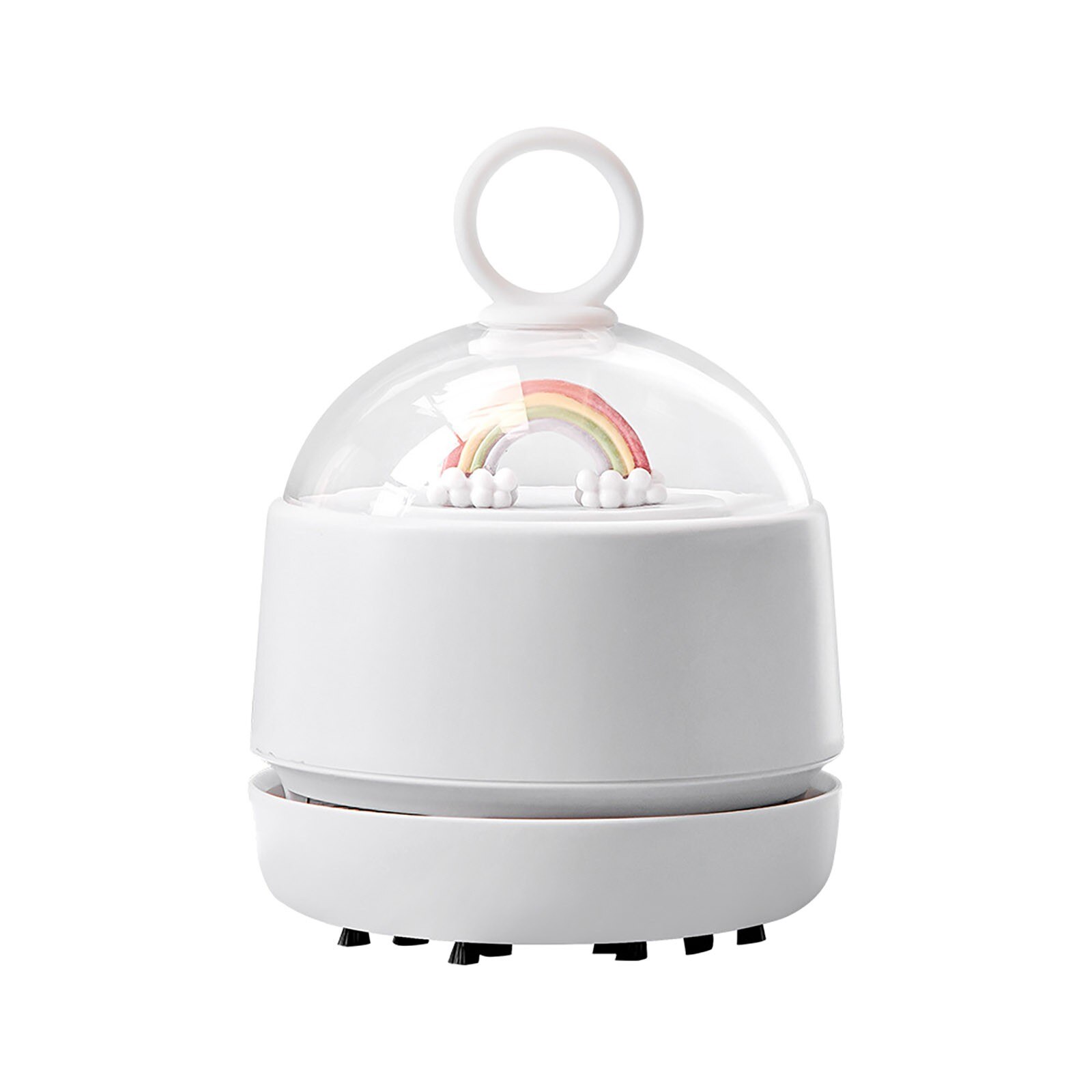 Limpiador de confeti para escritorio, aspirador para teclado, para niños: 1pc-White