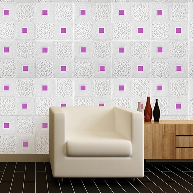 self-adhesive3D ceiling wall stickers Roof ceiling decorative stickers for living room bedroom TV background foam wallpaper