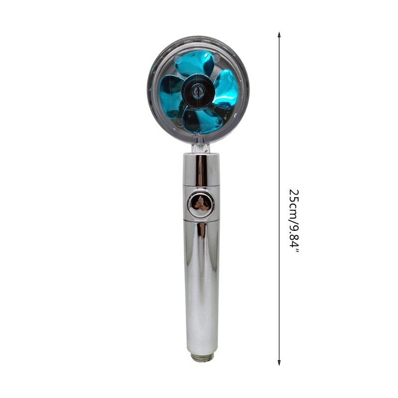 High Pressure Spin Shower Head Interesting Water Sprinkle Head Handheld Shower Beautiful Waterline Cleaned Easily