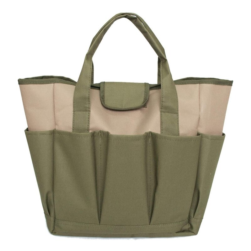 Garden Tote Bag Garden Tool Organizer With 8 Roomy Pockets, Garden Tool Bag For Keeping Gardening Kit And Necessities: Default Title