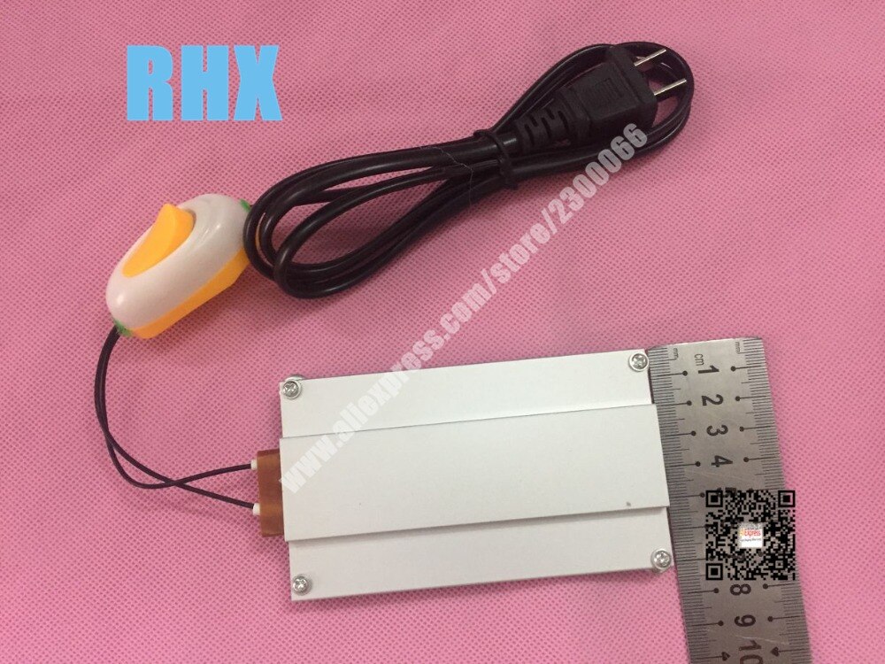 Lote de 2 unidades de placa calefactora para termostato PTC, 220V, 300W, 260 grados, para retroiluminación de TV, estación de soldadura LED de 12cm x 7cM