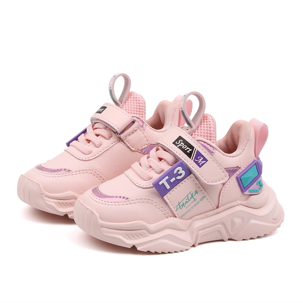 Arloneet Kinderen Outdoor Lichtgewicht Ademend Casual Schoen Kinderen Baby Jongens Meisjes Antislip Sport Run Sneakers Schoenen CN21
