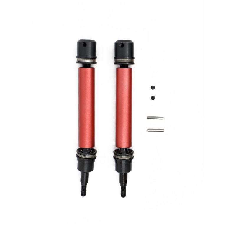 2/4pcs SLIDER Front/Rear Drive Shaft set for 1/10 ARRMA 3s&amp;Mega Vorteks Senton Granite old Big Rock upgrade parts: Red 2pcs
