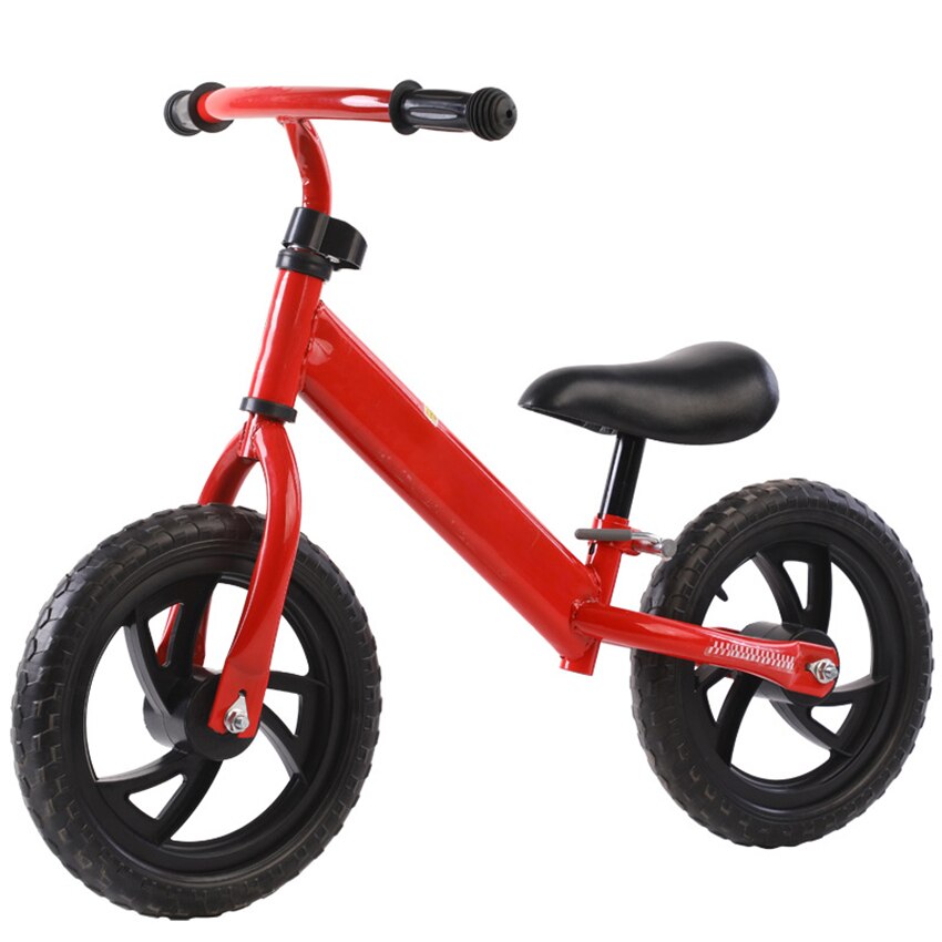 12-Inch Balance Bike for Children Kids Riding Bicycle Learning Walker with Adjustable Height 1-7 Years Old Boys Girls 70-120cm