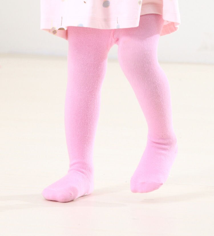 Baby Tights Toddler Kids Girls Warm Tights Solid Stockings Winter Autumn Warm Pantyhose 0-24M