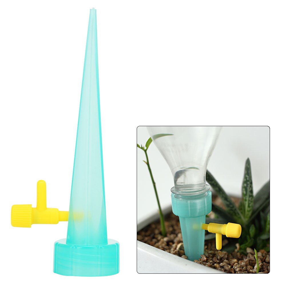 PVC Flower Automatic Watering Device Houseplant Plant Pot Imitation Bird Good Permeability Home Garden Plant Growing Accessories: Green 1PCS