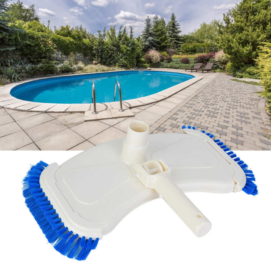 Swimming Pool Suction Vacuum Head Brush Cleaner Above Ground Cleaning Tool Pool Curved Suction Head Cleaning Tool Pool Suction