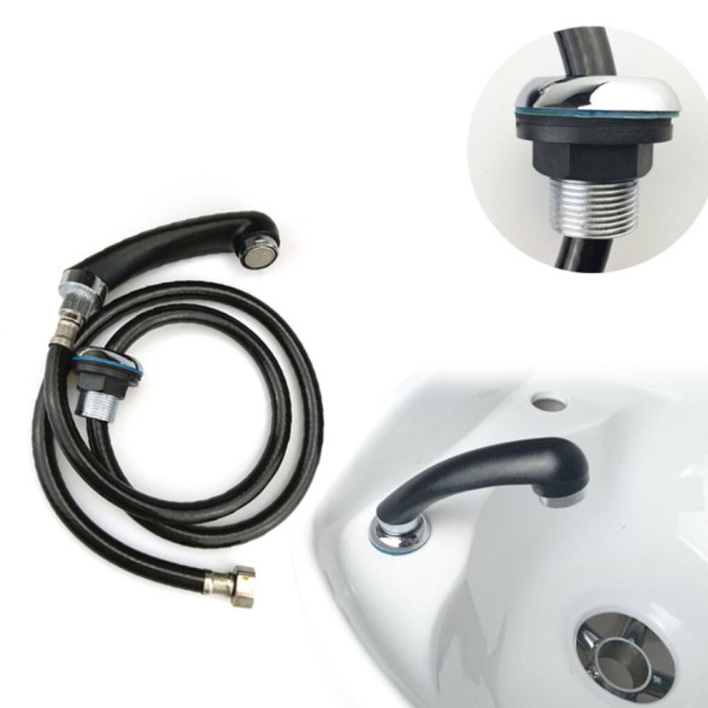 Handheld Sink Sprayer Set - Waterfall Sprayer Faucet Tube Handshower, Hair