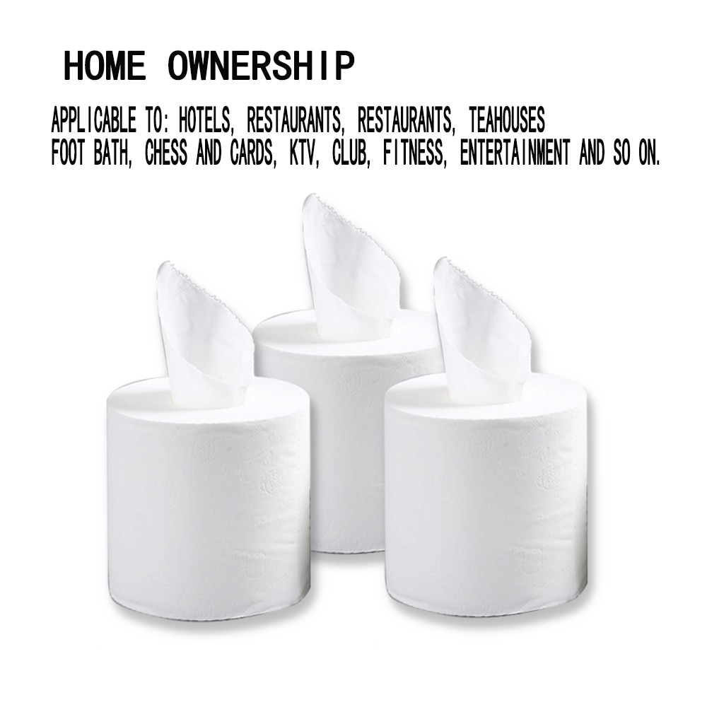 1 x Roll Paper Hollow Replacement Roll Paper Print Interesting Toilet Paper Table Kitchen Paper Toilet paper GK