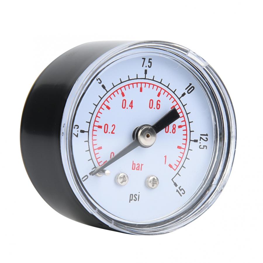 Mechanische Manometer voor Lucht Olie Water 1/8inch BSPT Terug Aansluiting Digitale Druk Meter