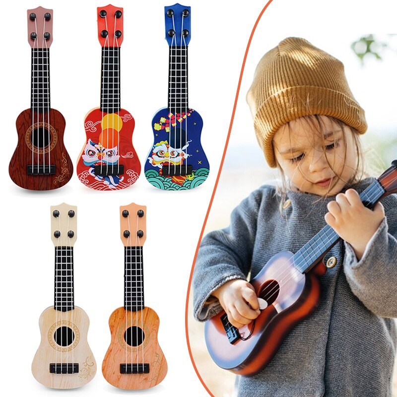 25CM 4String Ukulele Guitar Rosewood Ukulele Bass Guitar Hawaiian mini guitarra Kids Musical Instruments for Music Beginner