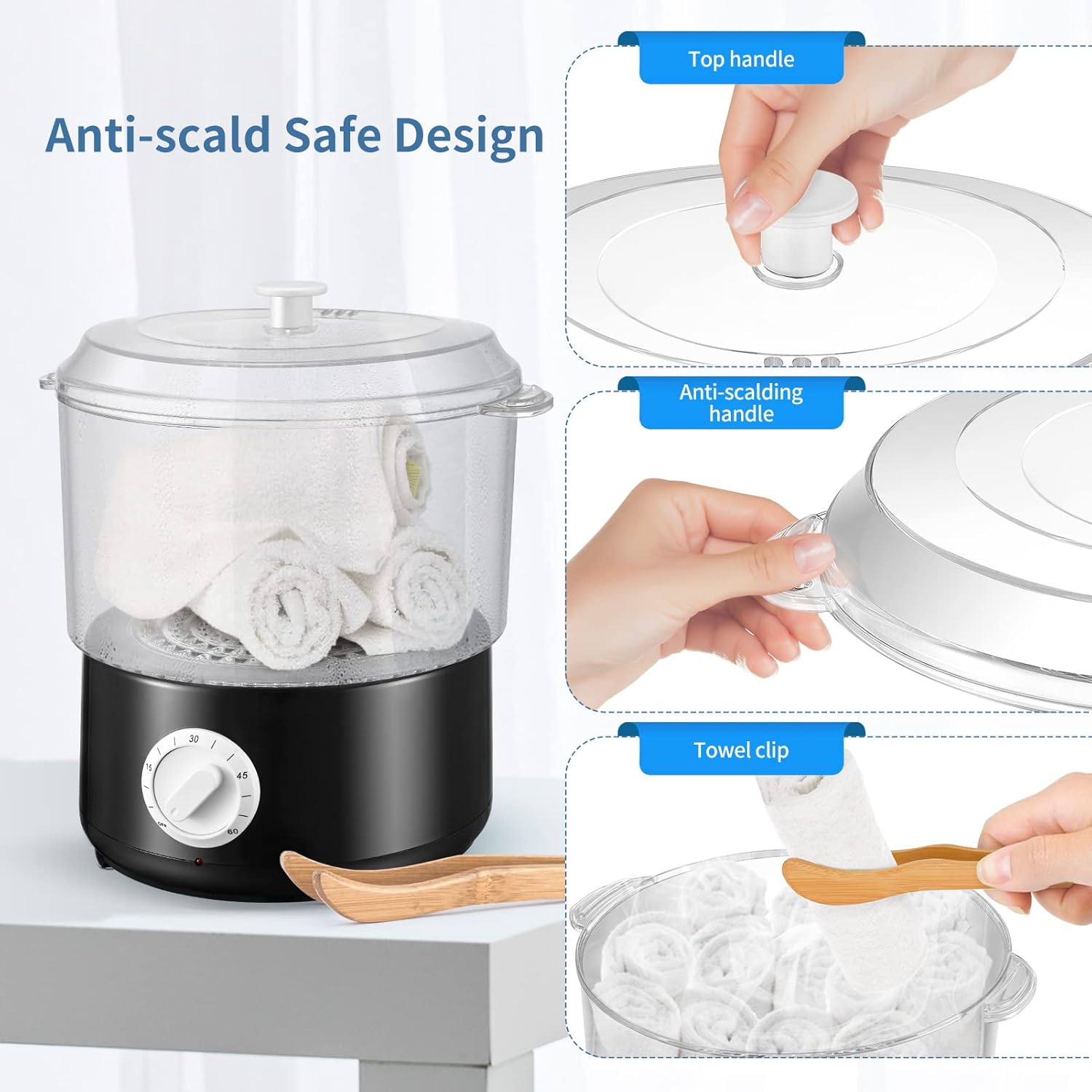 Podgrzewacz robić ręczników, szybkie podgrzewanie ręczników robić dezynfekcji ręczników, podgrzewacz robić ręczników robić higieny osobistej 200 ° C Narzędzie robić nawilżania skóry spa