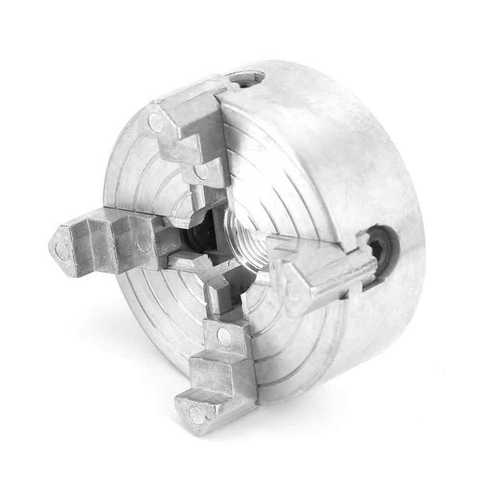 Draaibank Chuck Industriële 4 Jaw Zinklegering Draaibank Chuck Power Tool Klem Accessoire Hoge Nauwkeurigheid
