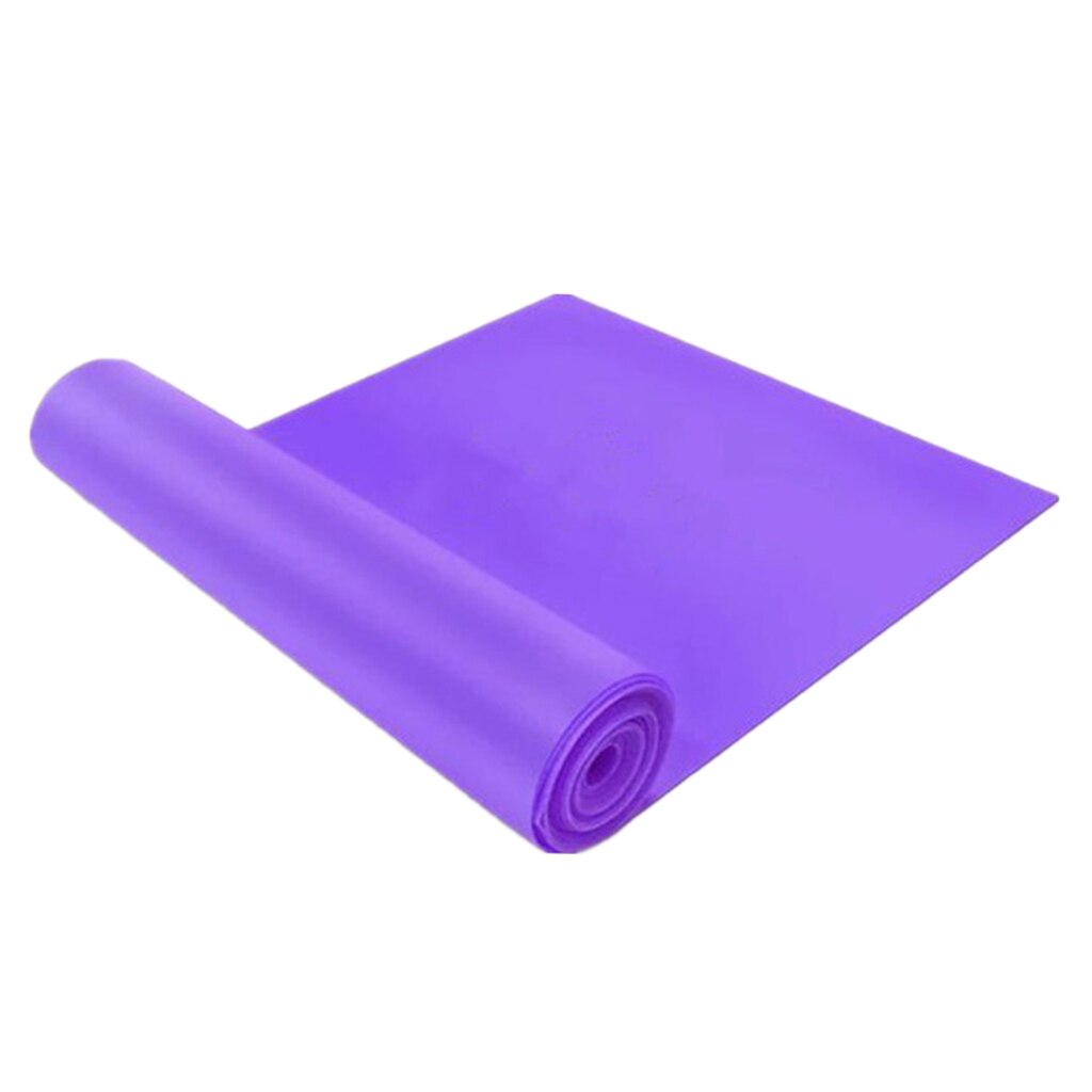 Faixas de fitness exercício puxar para cima fitness látex banda ginásio tubo: Purple