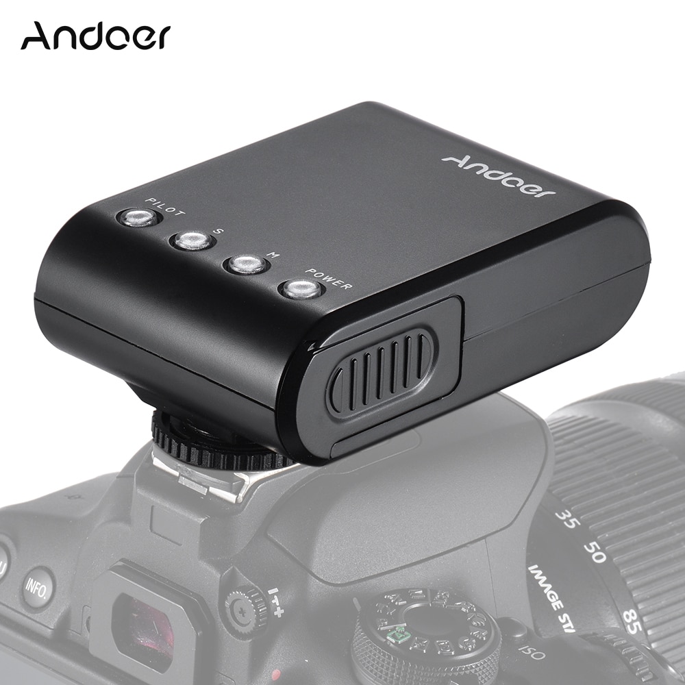 Andoer Professionele Mini Digitale Slave Flash Speedlite Op-Camera Flash Shoe GN18 Voor Canon Nikon Sony A7 Nex6 HX50 A99