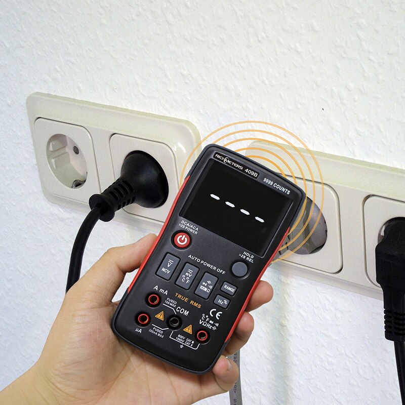 RM409B/RM408B Digital Multimeter Transistor Testers Capacitor True-RMS Tester Automotive Electrical Capacitance Meter Temp Diode