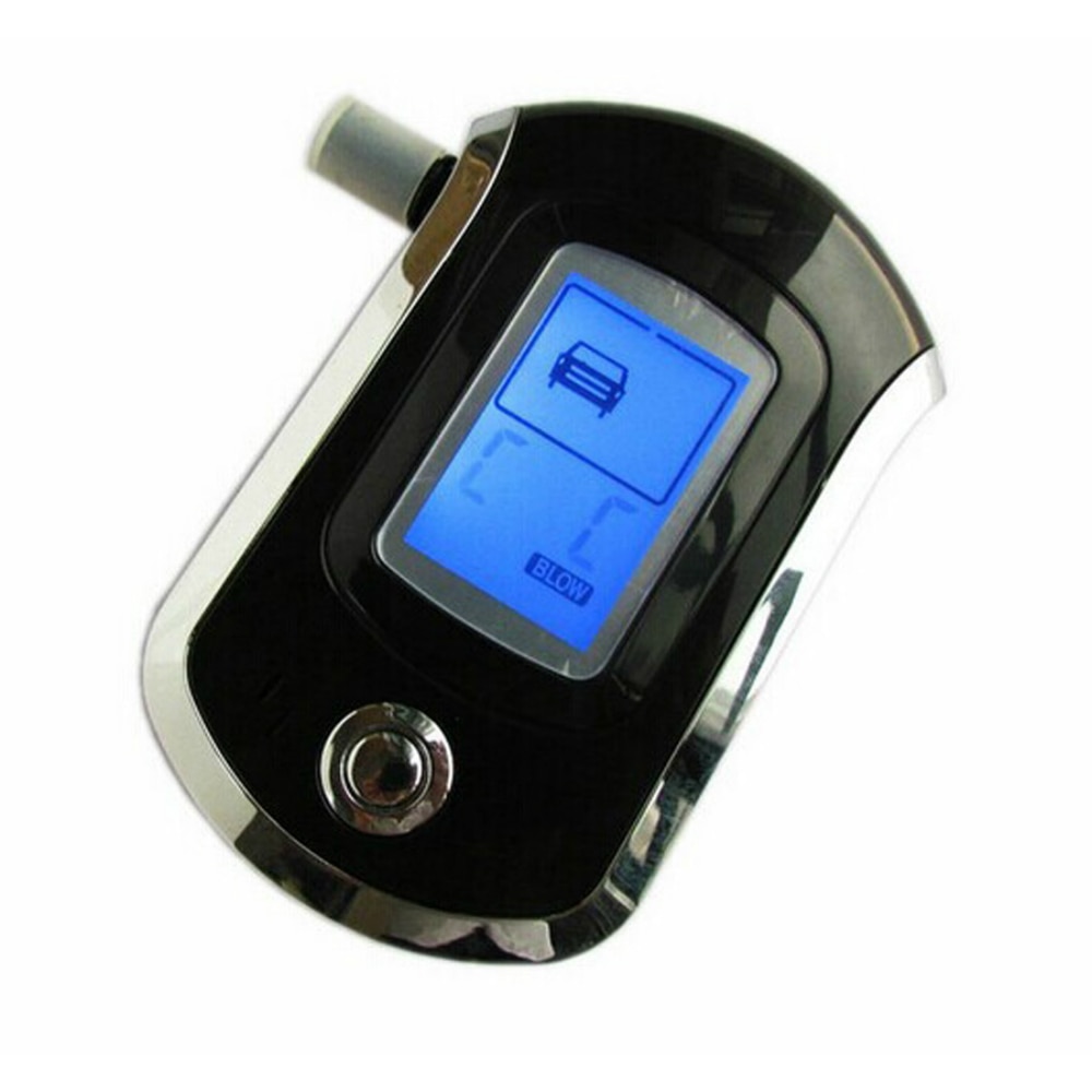 Digitale Adem Alcohol Tester Mini Rijden Alcohol Ademen Analyzer AT6000 Rijden Detector Test Tool Driver Blaastest