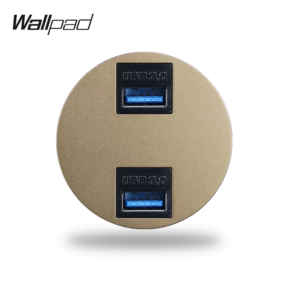 Wallpad L6 5 Colors Double 3.0 USB Extension Ports Wall Socket Module Match L6 Plates Free Combination DIY