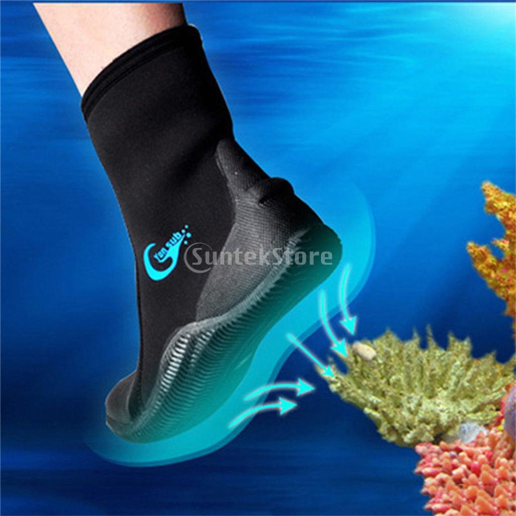 5mm neoprene subacqueo immersione muta stivali con cerniera scarpe calde antiscivolo Snorkeling Surf pesca sport acquatici invernali pinne da nuoto