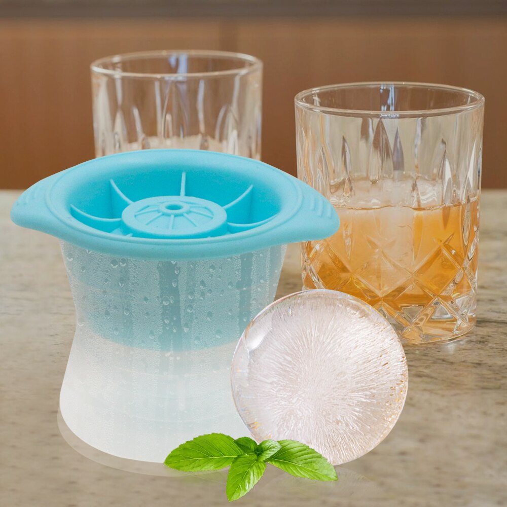 1PC Whisky okrągły hokej na lodzie formy silikonowe kuliste kostki lodu formy hokej producent pojemnik na lód zamrażarka lodu formy kuchenne gadżety
