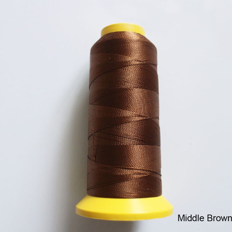 Hårforlængelse også / salon hår vævningstråd 1 rulle / masse høj styrke polyester tråd til hårforlængelse / hårvævning