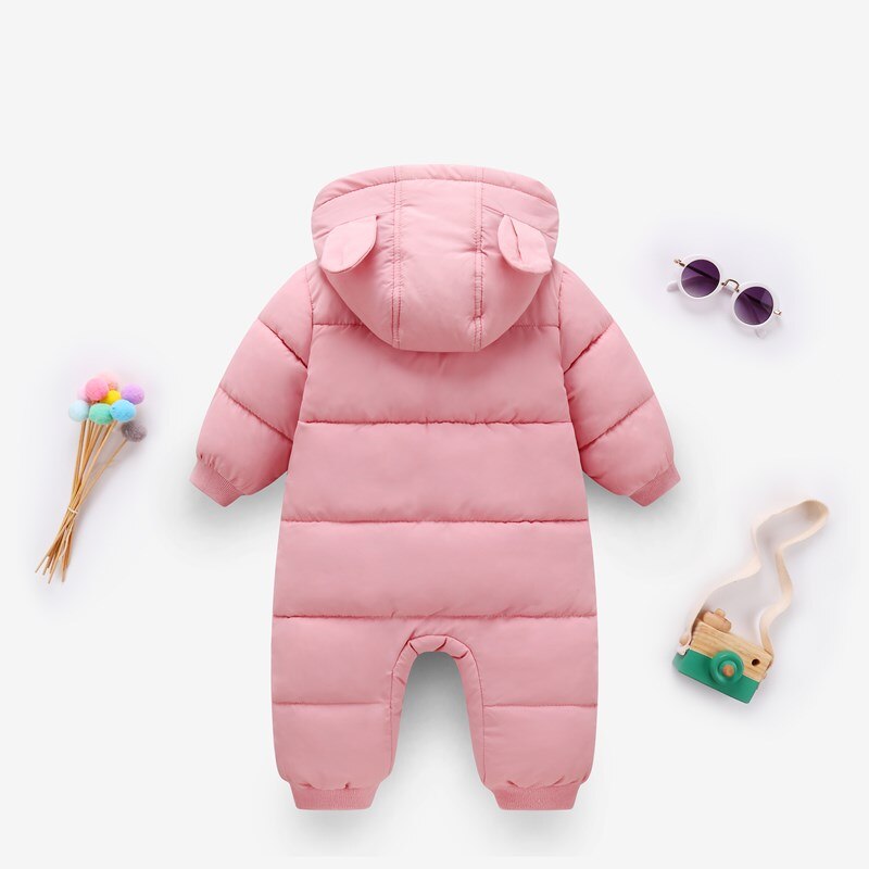 Meninas para baixo casacos de algodão do bebê crianças macacões infantil roupas de inverno/outono criança outerwear engrossar aquecimento jaquetas crianças meninos