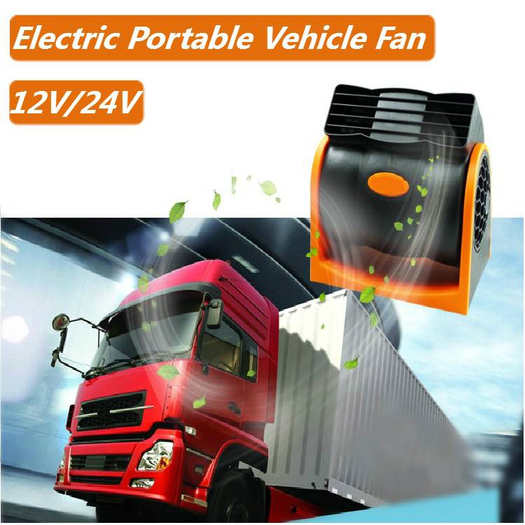 12V Portable Car Air Cooler Fan Automotive Mobiele Vehicle Ventilator Conditioner Low Noise Refrigeration Turbine Fan Radiator
