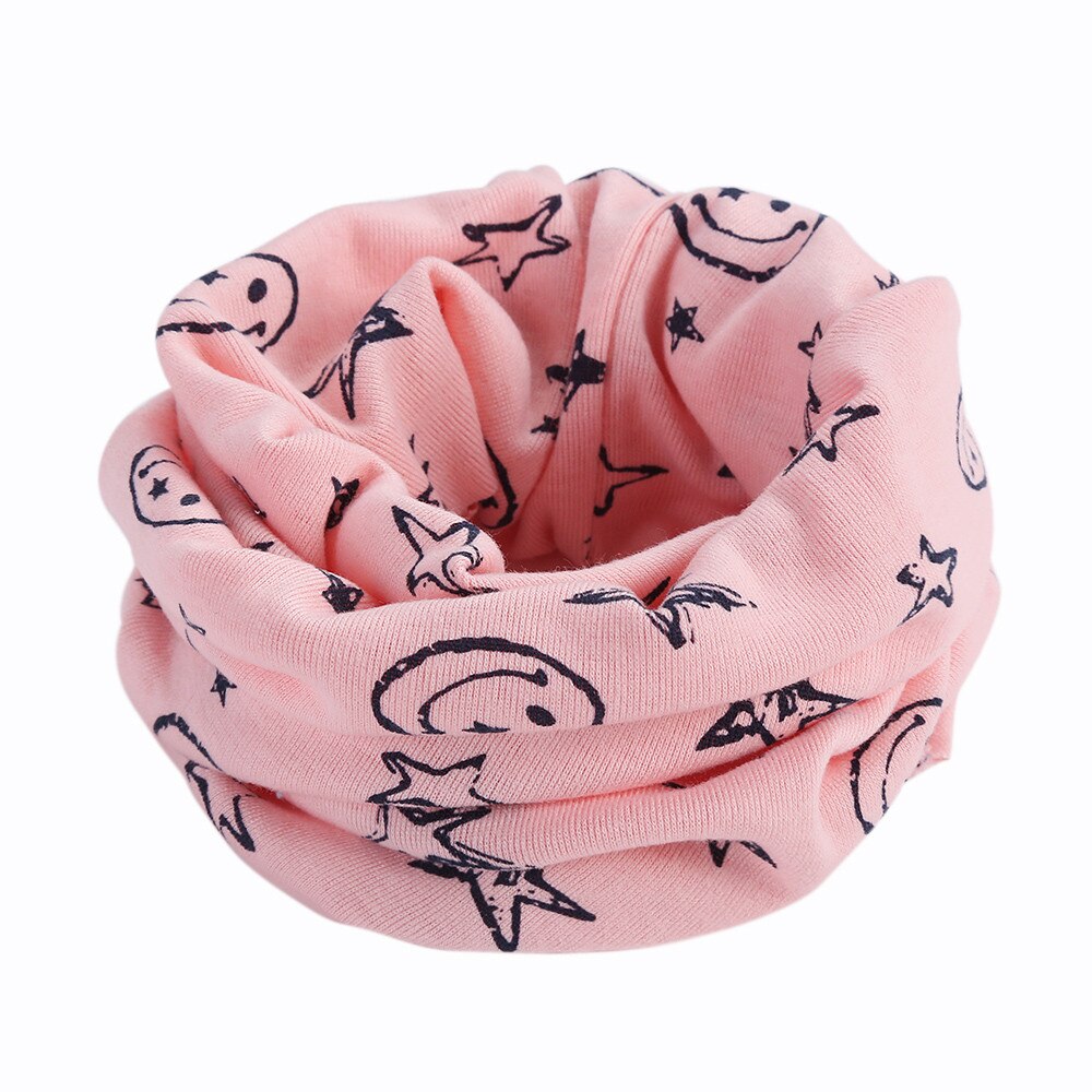 Bandana Children Warm Cotton Scarf Boy Girl Scarf Shawl Spring Neckerchief Magic Scarf Foulard Балаклава Шарф Женский Шарф #30: Pink