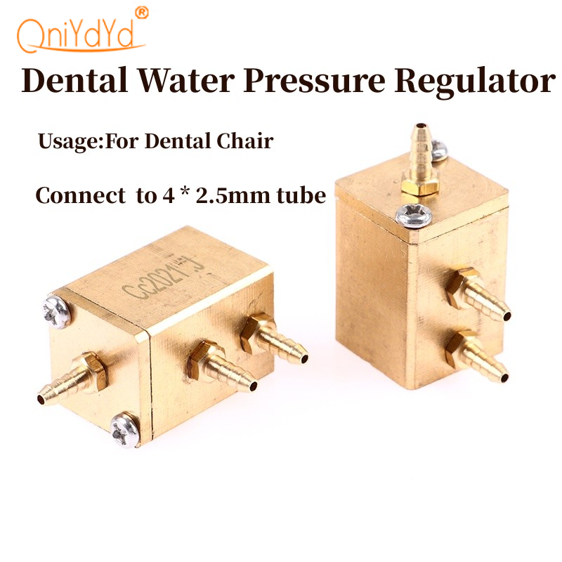 Regulador de presión de válvula de aire y agua Hexagonal Dental, 1 unidad, para piezas de unidad de sillón Dental