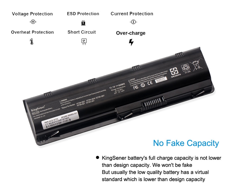 Korea kenno akku hp pavilion  g4 g6 g7 g32 g42 g56 g62 g72 cq42 cq43 cq56 cq62 cq72 dm4 dm4t mu06 593553-001 hstnn-ubow