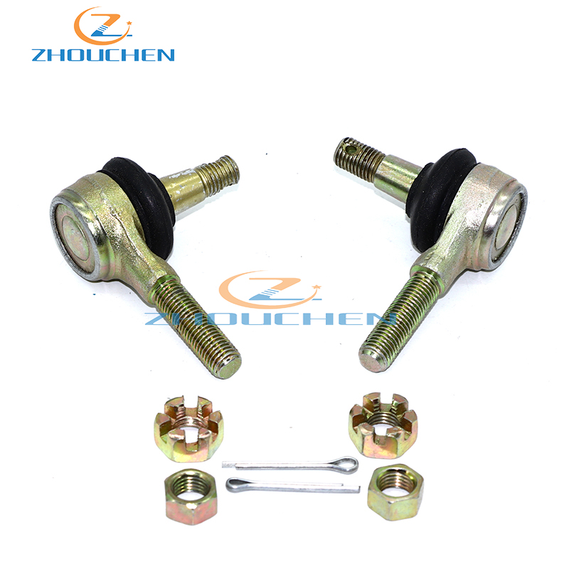 Haste de gravação para direção da mão esquerda e direita, 1 par m10, extremidades adequadas para yamaha banshee guerreiro yfb yfm raptor peças do atv 250 350 400
