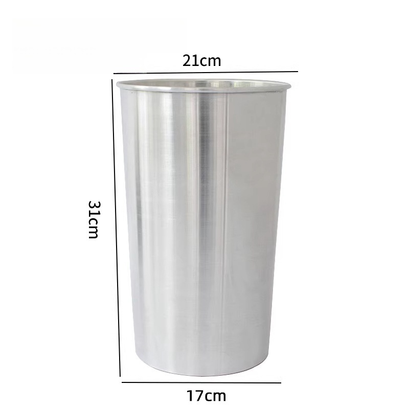 Joywood Aluminium Eimer Metall Eimer modische hoch-Ende-Blumen fass Blumen kunst Blume Erwachen Eimer Dekoration: verrotten