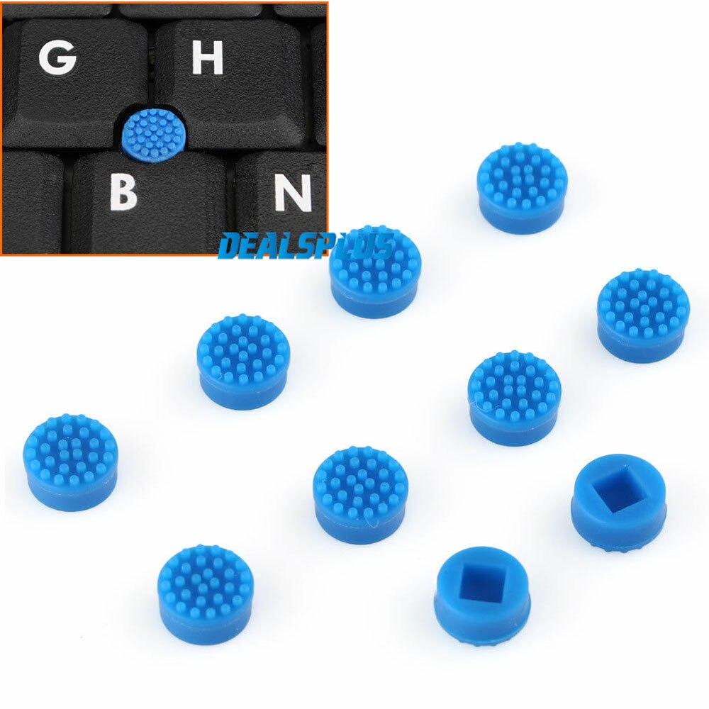 10Pcs/Lot Laptop Notebook Trackpoint Pointer Mouse Blue Stick Point Cap For DELL Laptop Keyboard Trackpoint Little Dot Cap