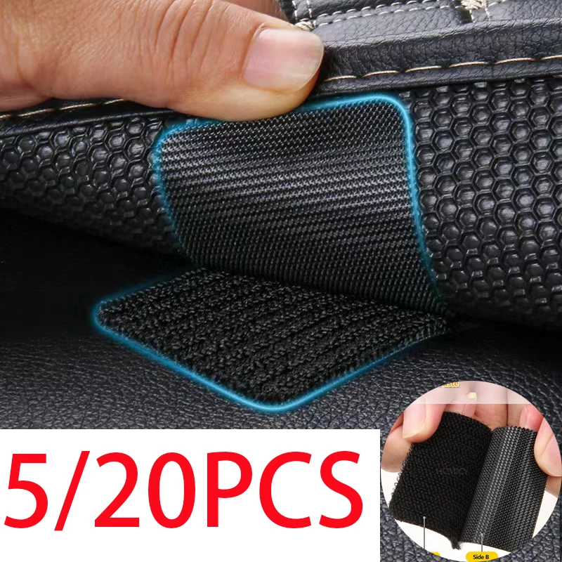 Universal- Auto Teppich Band Universal- Boden matt Clip Befestigungs Halterung Griff Selbst-Kleber Verschluss Aufkleber Auto Boden matt Befestigung