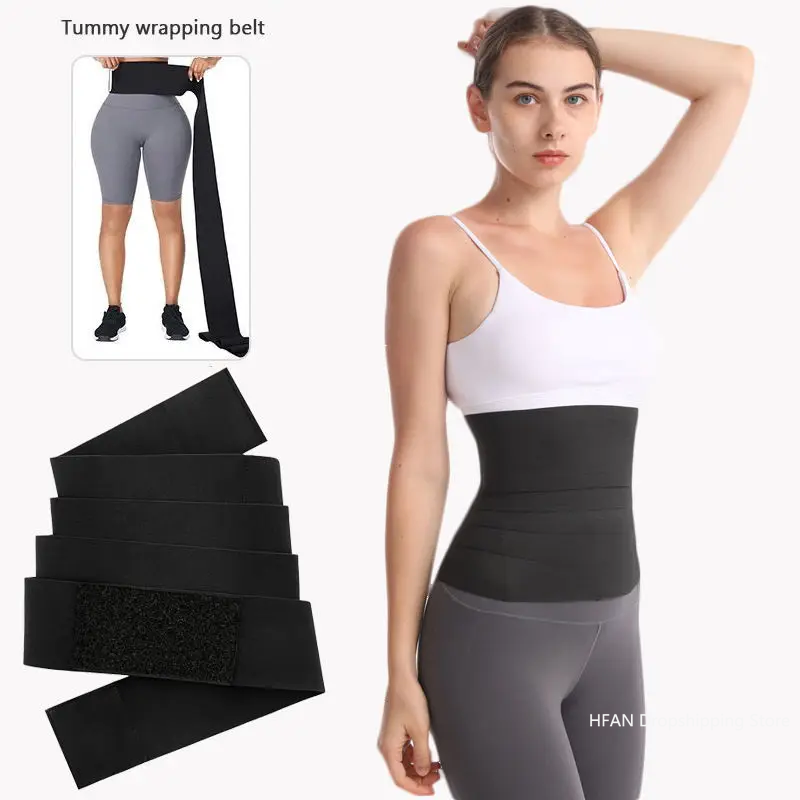 Frauen Taille Bandage wickeln Trimmer Gürtel Taille Trainer Shaperwear Abnehmen Fett Brennen Für Postpartale Mantel Gürtel