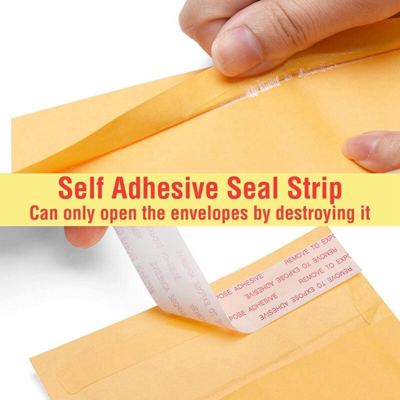 6X7 Inches Padded Envelopes Kraft Bubble Mailers Small Bubble Envelopes 25Pcs