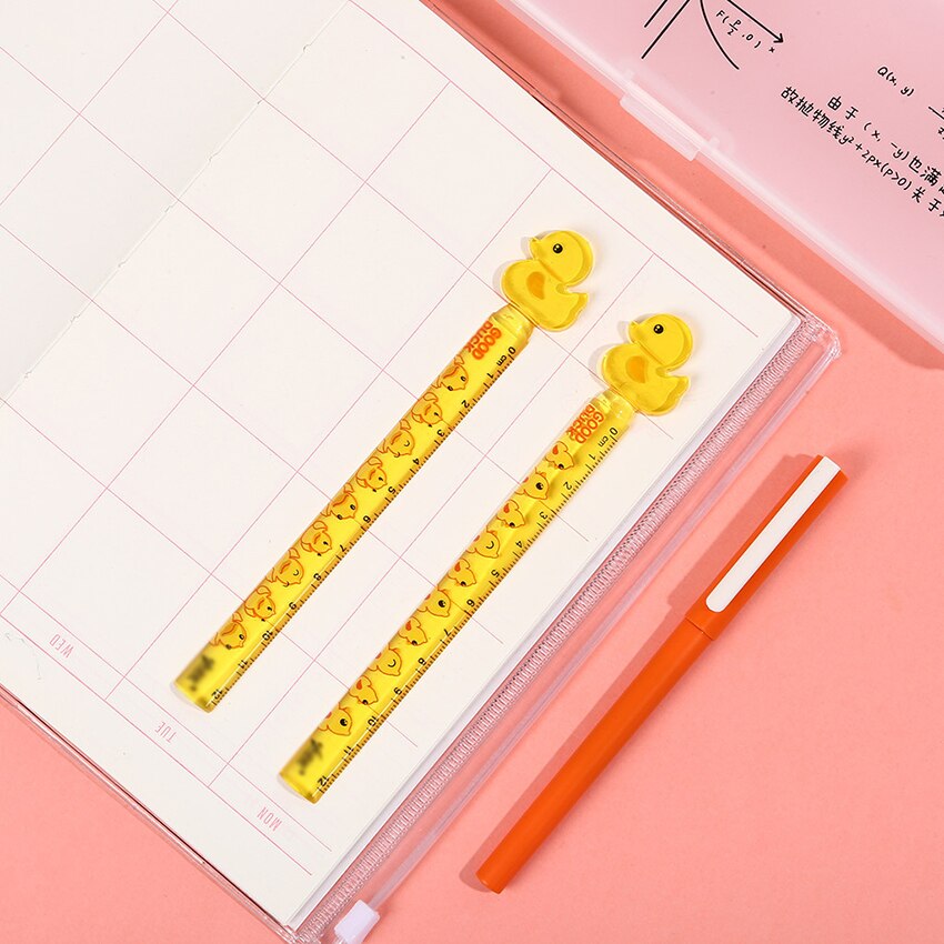 1pcs Student Drawing Tool Cute Cartoon Duck Measur... – Vicedeal