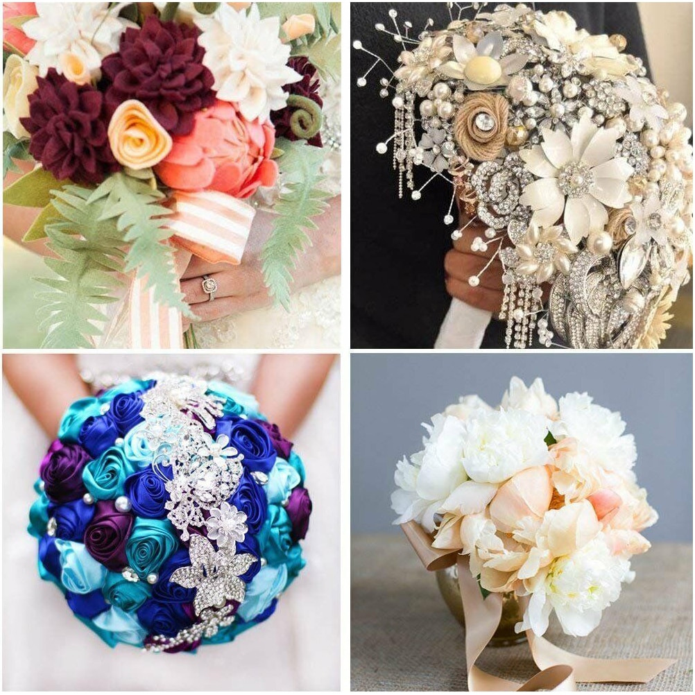 2 porte-bouquets en mousse plastique, fournitures de mariage, support de fleurs, décoration, bricolage, Base de poignée