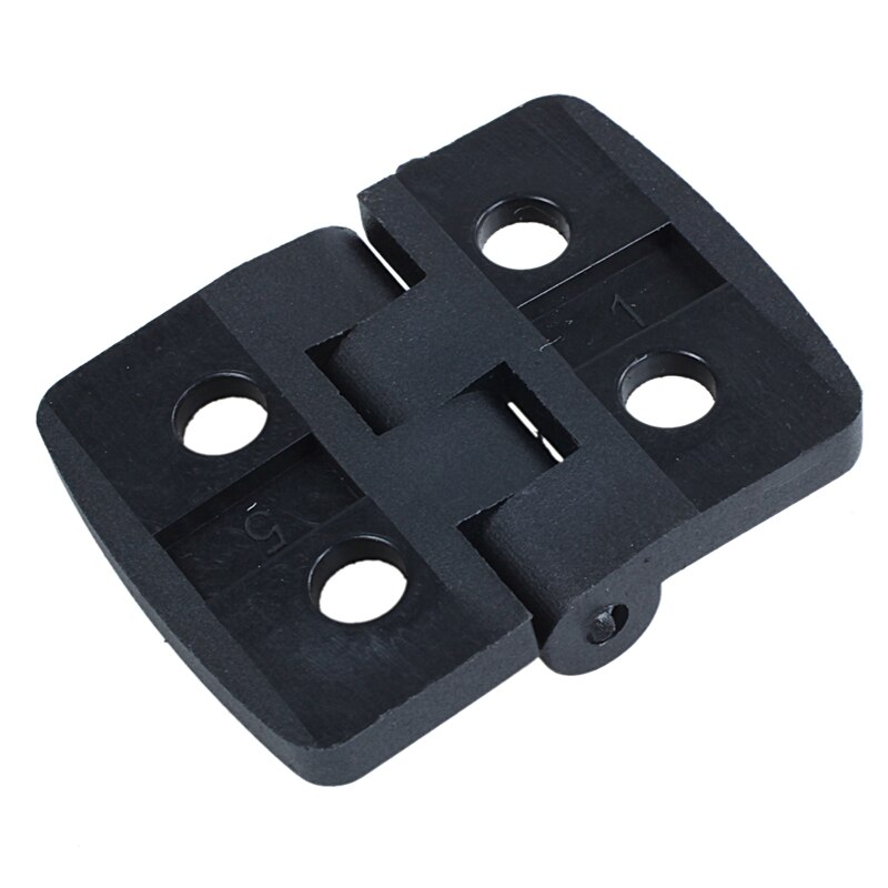 10pcs reinforced black plastic door hinges 40mm x 30mm