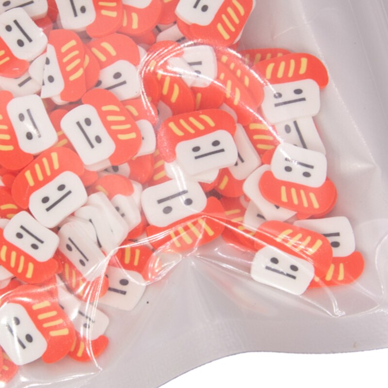 30g Auge Pilz Nette Bär Fisch heiser bilden Polymer Ton Scheiben Streusel für Handwerk Machen DIY Schlamm zu Filtern Acryl Harz füllstoff