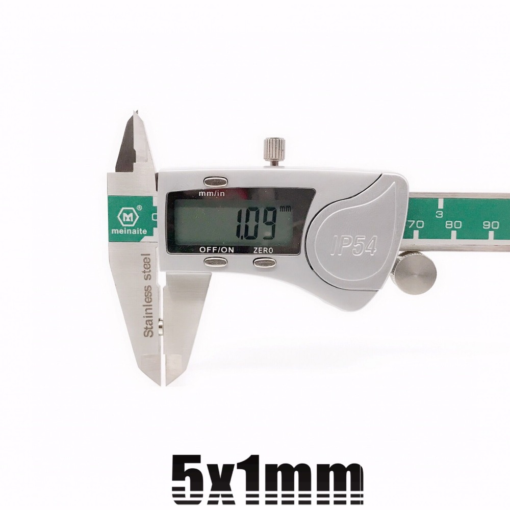 50/100/200pcs Disk magnet 5x1 mm N35 Strong Disc NdFeB Rare Earth Magnet 5*1 mm Neodymium Magnets 5mm x 1mm