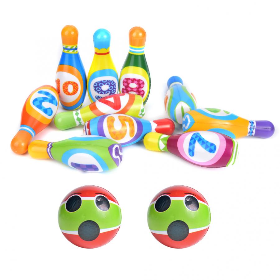 10 Pins 2 Ballen Bowling Speelgoed Spelen Sets Bowling Bowling Pins Ballen Set Indoor Educatief Interactief Speelgoed Peuters 3 ~ 10 Jaar Oud