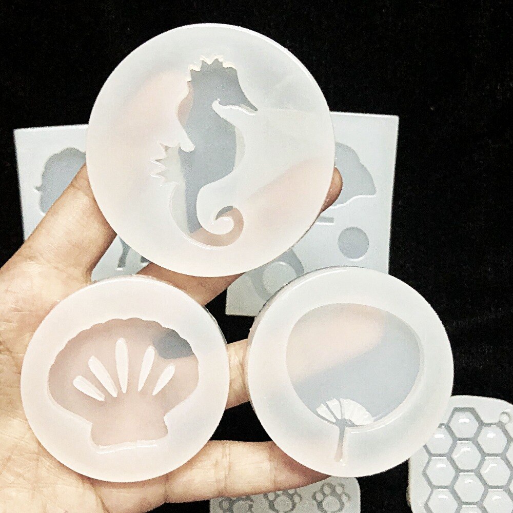Moules en résine Silicone Mini patte de chat | Mini, pendentif patte de chat, décoration artisanat bricolage oiseau, licorne hippocamole, moule en résine petit éventail fourchette, breloques