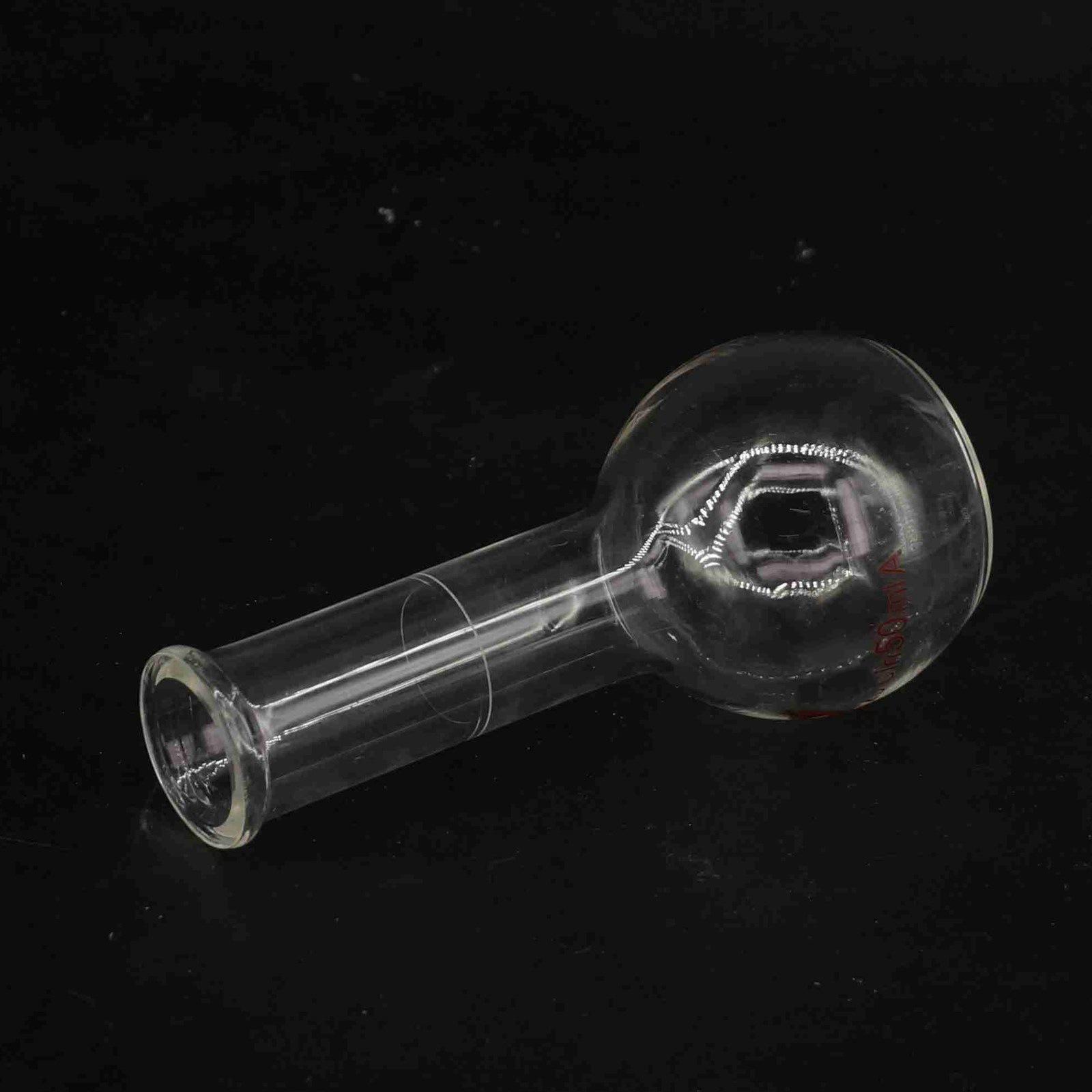 Frasco volumétrico de vidrio GG17 para laboratorio químico, 50ml, para análisis de acero, vidrio de borosilicato