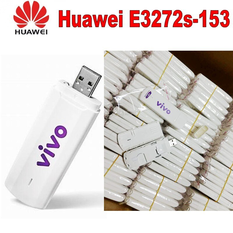 NUOVO HUAWEI E3272S-153 con antenna 4G LTE a 150 mbps gatto4 USB A BANDA LARGA mobile modem SBLOCCATO
