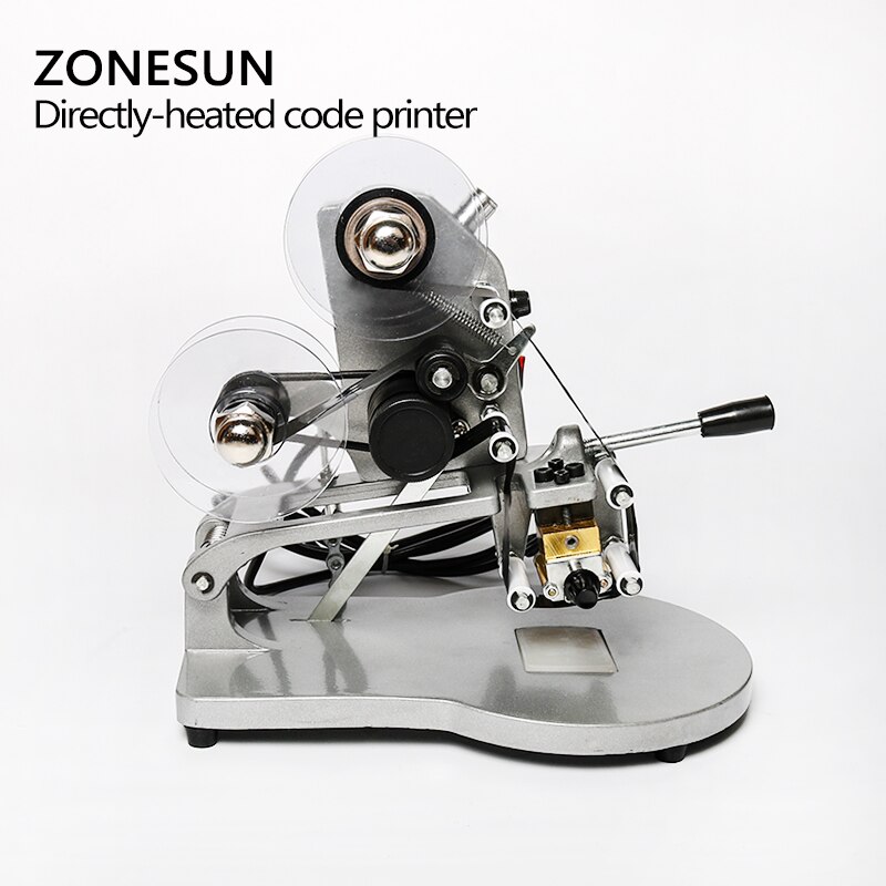 ZONESUN date coding machine printing machine Manual expiry date code printers Foll Stamp Coder expiry date machine